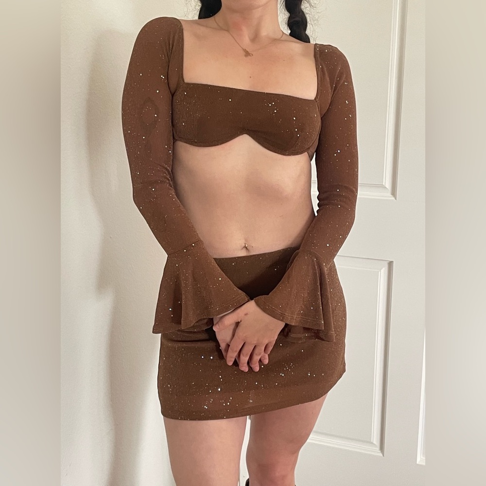 Princess Polly Long Sleeve & Skirt Set